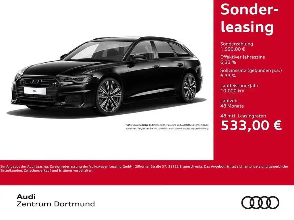 Gebraucht Audi A6 S-Line 340 PS (250 kW) 2022 Mythosschwarz metallic Kombi
