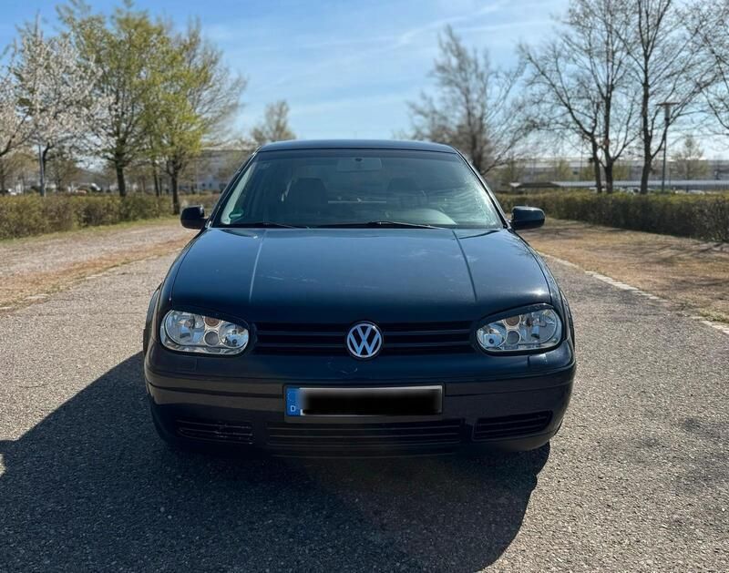 Blau Gebraucht 2002 VW Golf IV Edition Kleinwagen | 499 € (Superpreis) - Bild 1/4