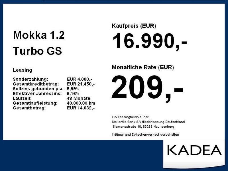 Gebraucht Opel Mokka GS Line 101 PS (74 kW) 2023 Kontrast grau/quarz silber (metallic) SUV