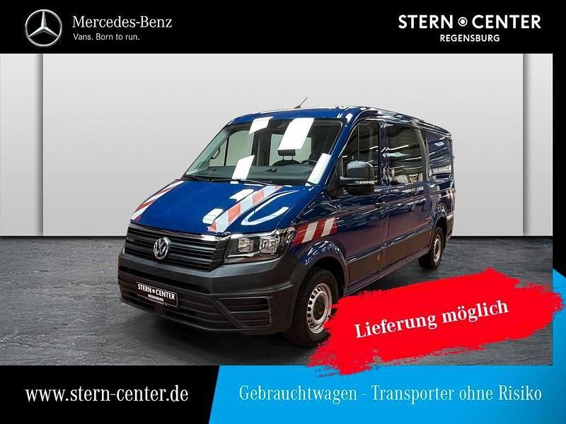 Blau Gebraucht 2020 VW Crafter Van | 33.201 € (Teuer) - Bild 1/4