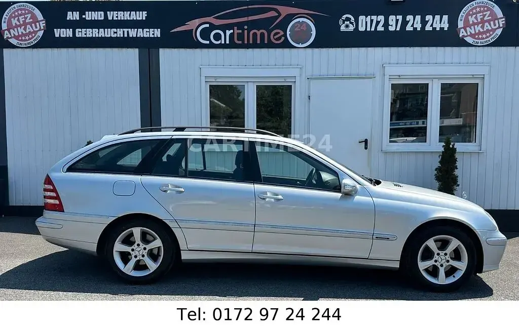 Gebraucht Mercedes C200 Elegance 122 PS (89 kW) 2006 Iridiumsilber Kombi