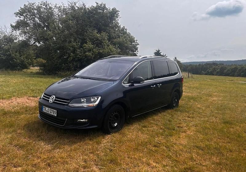 Gebraucht VW Sharan 103 PS (75 kW) 2012 Blau Van / Kleinbus