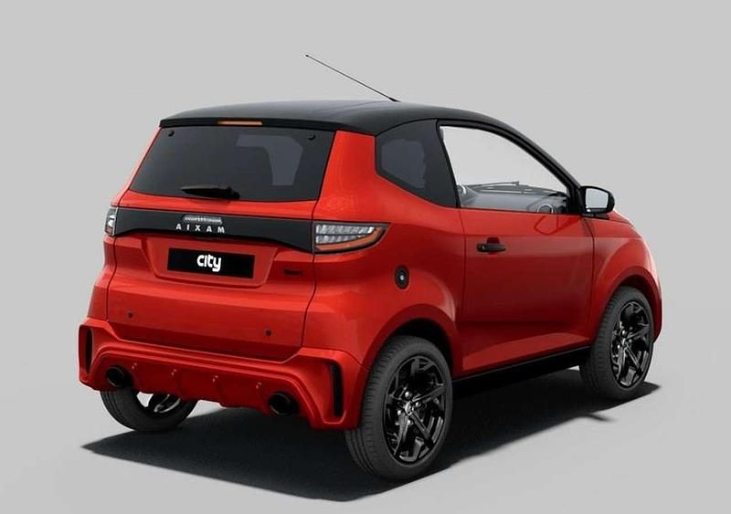 Neu Aixam City Sport 2025 Perlmuttrot Limousine