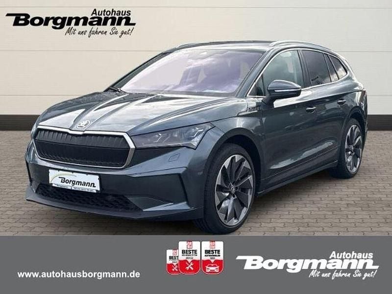 Grau Gebraucht 2021 Skoda Enyaq iV Suite SUV | 32.990 € (Fairer Preis) - Bild 1/4