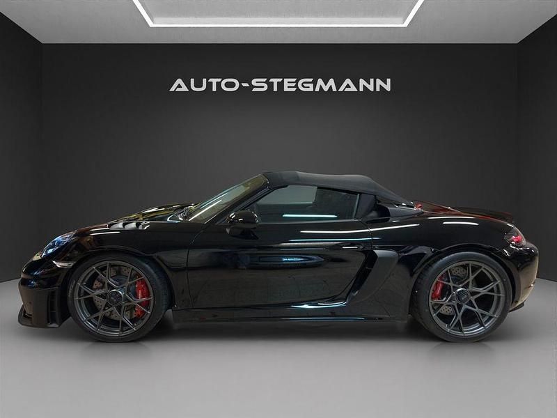 Neu Porsche Boxster Spyder 500 PS (367 kW) 2025 Schwarz Cabrio