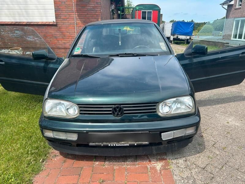 Grün Gebraucht 1996 VW Golf Cabriolet Cabrio | 1.200 € (Superpreis) - Bild 1/4