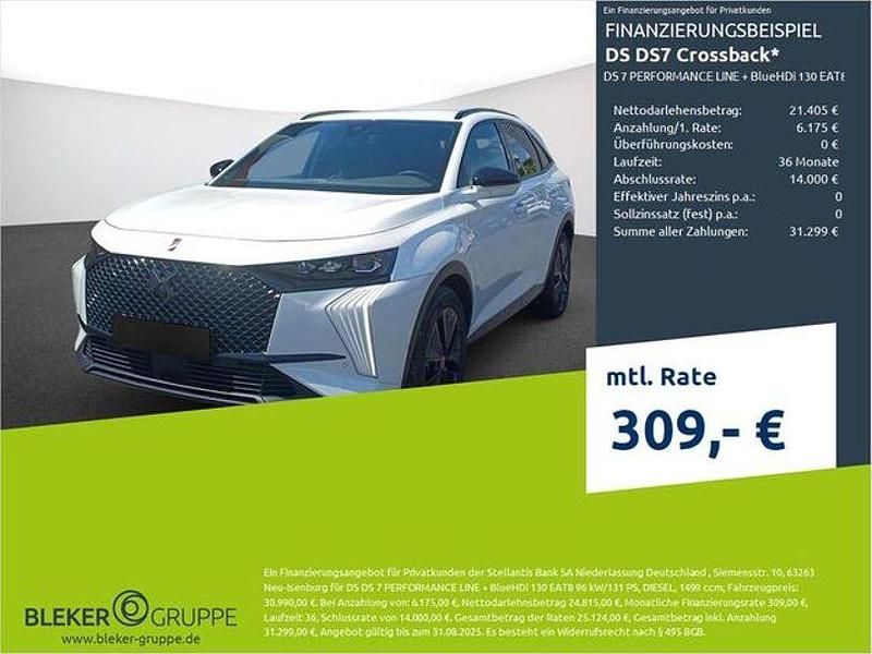 Weiss Gebraucht 2023 DS Automobiles DS7 Crossback SUV | 26.480 € - Bild 1/3