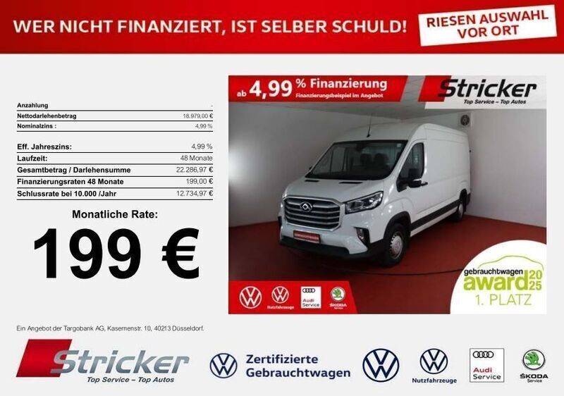 Weiß Gebraucht 2024 Maxus V90 Van | 18.979 € (Superpreis) - Bild 1/1