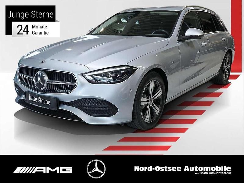 Metalliclack hightechsilber Gebraucht 2023 Mercedes C200 Avantgarde Kombi | 32.490 € (Guter Preis) - Bild 1/4