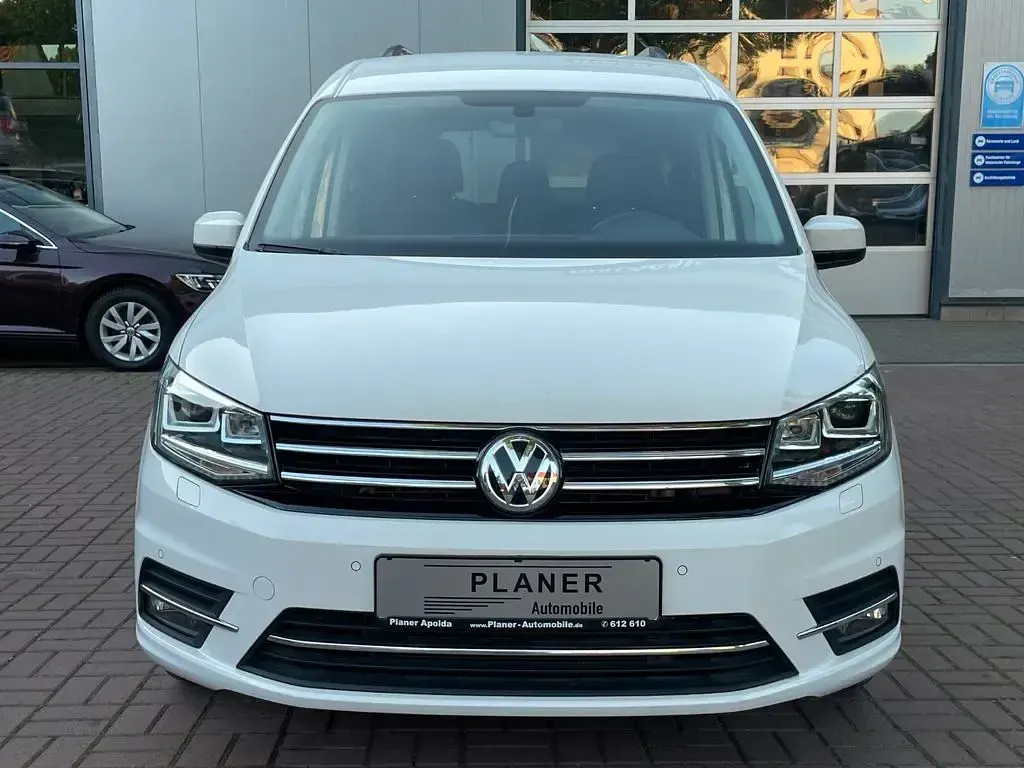 Gebraucht VW Caddy Highline 150 PS (110 kW) 2019 Candyweiß Van / Kleinbus