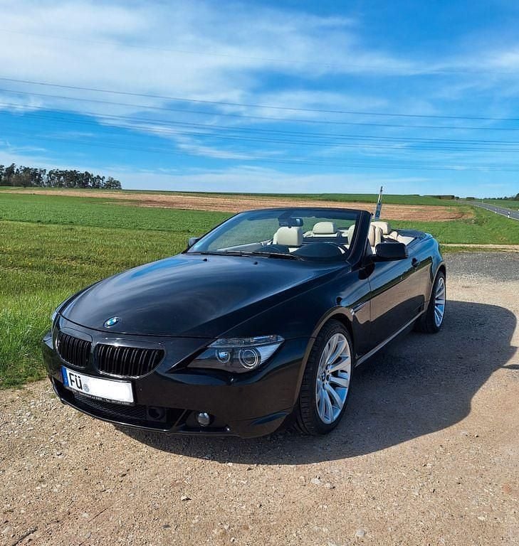 Schwarz Gebraucht 2007 BMW 630 Cabriolet Performance Cabrio | 16.974 € (Guter Preis) - Bild 1/4