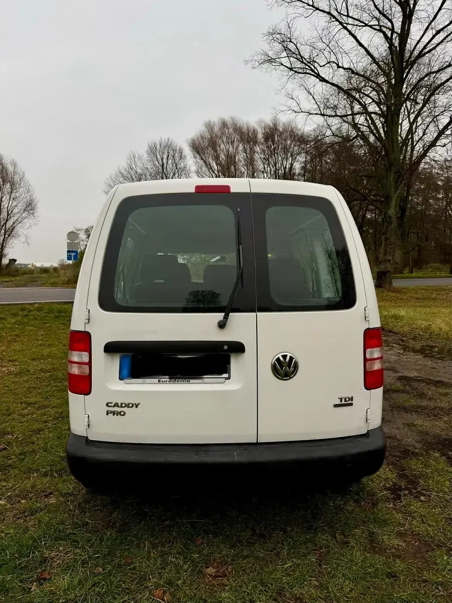 Gebraucht VW Caddy 75 PS (55 kW) 2014 Weiß Van / Kleinbus