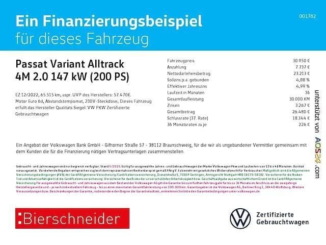 Gebraucht VW Passat Alltrack 200 PS (147 kW) 2023 Kombi