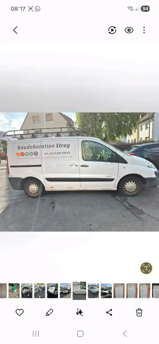 Gebraucht Citroën Jumpy 120 PS (88 kW) 2008 Weiß Van / Kleinbus