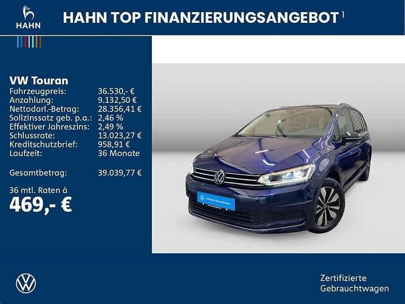 Gebraucht VW Touran Goal 150 PS (110 kW) 2025 Blau Van / Kleinbus