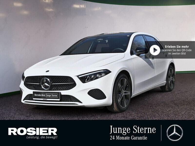 Weiss / polarweiß Gebraucht 2024 Mercedes A180 Progressive Limousine | 32.450 € (Teuer) - Bild 1/4