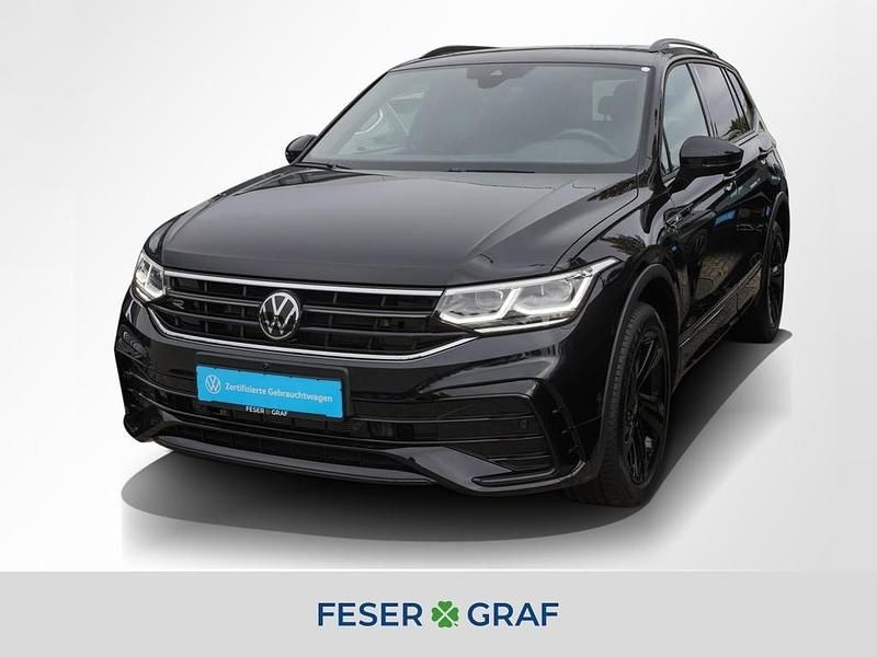 Deep black perleffekt Gebraucht 2024 VW Tiguan Allspace R-line SUV | 39.940 € (Superpreis) - Bild 1/1