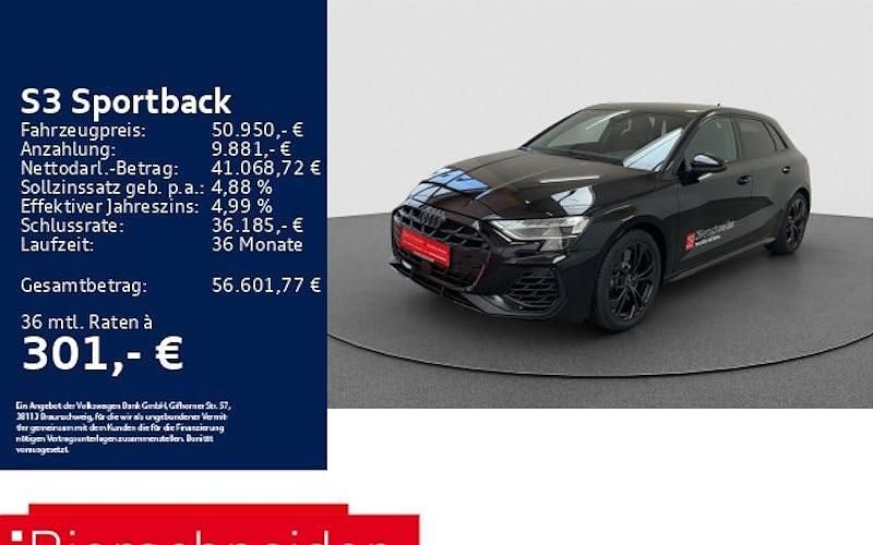 Schwarz Gebraucht 2025 Audi S3 Ambiente Limousine | 50.950 € (Teuer) - Bild 1/4