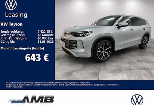 Neu VW Tayron Elegance 193 PS (141 kW) 2025 Silber SUV