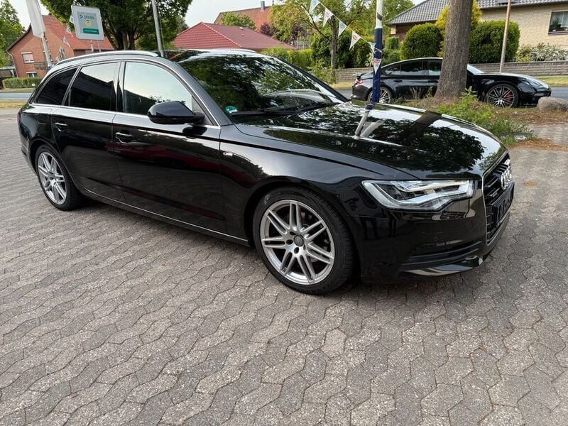 Schwarz Gebraucht 2013 Audi A6 S-Line Kombi | 12.999 € (Guter Preis) - Bild 1/4