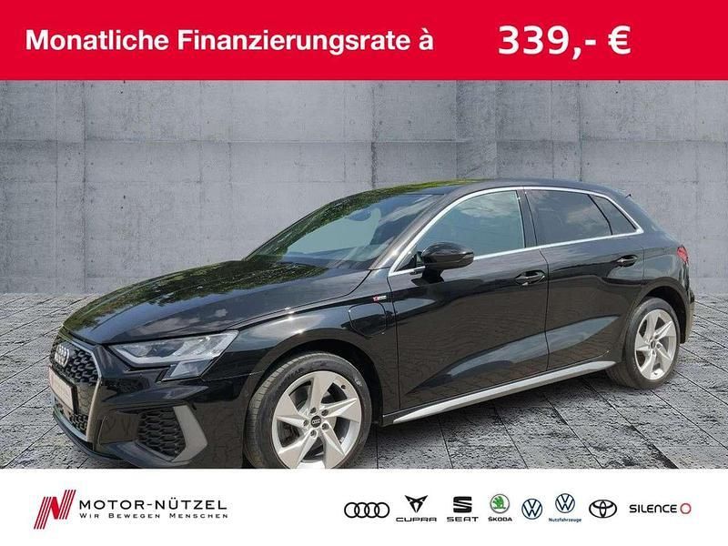 Mythosschwarz metallic Gebraucht 2022 Audi A3 e-tron S-Line Kleinwagen | 25.730 € (Guter Preis) - Bild 1/4