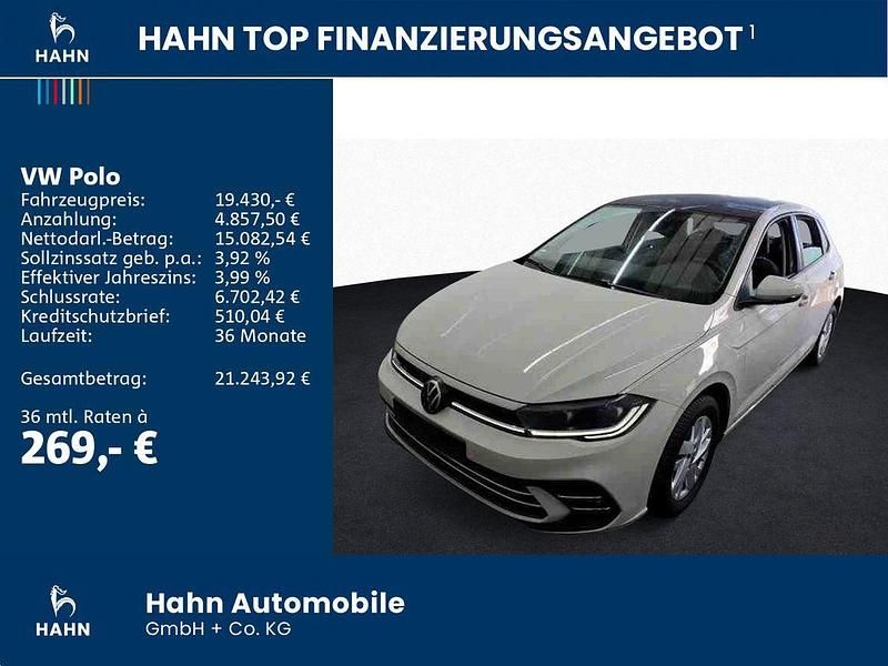 Gebraucht VW Polo Style 95 PS (69 kW) 2022 Ascotgrau Kleinwagen