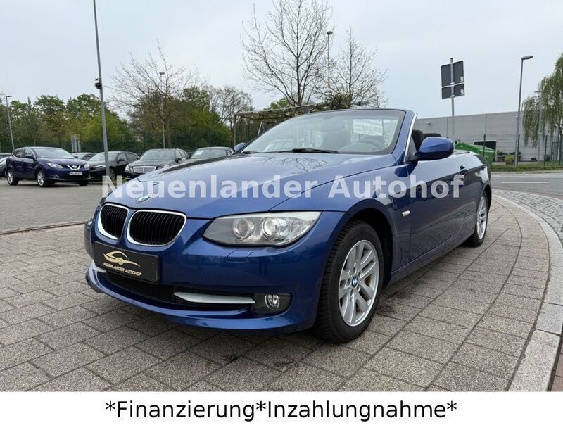 Gebraucht BMW 318 Cabriolet Sport Line 143 PS (105 kW) 2010 Blau Cabrio