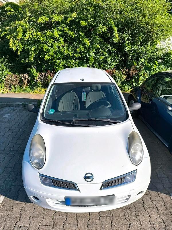 Weiß Gebraucht 2009 Nissan Micra Kleinwagen | 1.111 € (Fairer Preis) - Bild 1/4