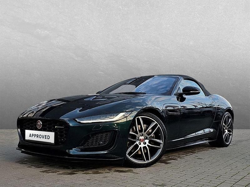 Gruen Gebraucht 2021 Jaguar F-Type R-Dynamic Cabrio | 48.390 € (Superpreis) - Bild 1/4