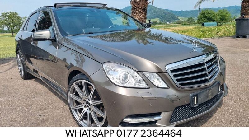 Grau Gebraucht 2013 Mercedes E350 AMG line Limousine | 13.900 € (Superpreis) - Bild 1/4