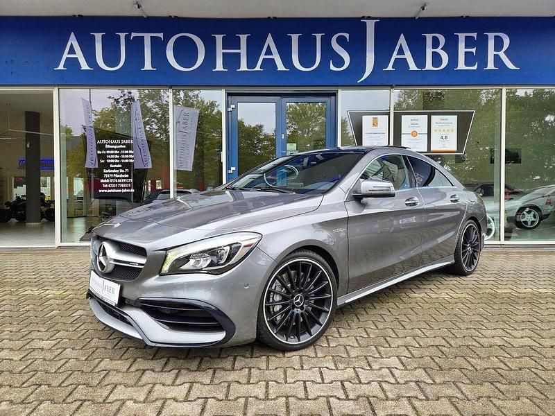 Grau Gebraucht 2017 Mercedes CLA45 AMG AMG Limousine | 28.489 € (Fairer Preis) - Bild 1/4