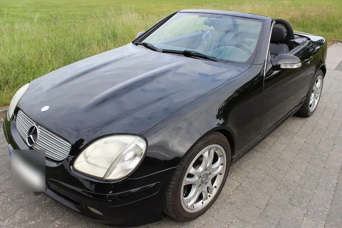 Gebraucht Mercedes SLK200 Edition 163 PS (119 kW) 2003 Schwarz Cabrio