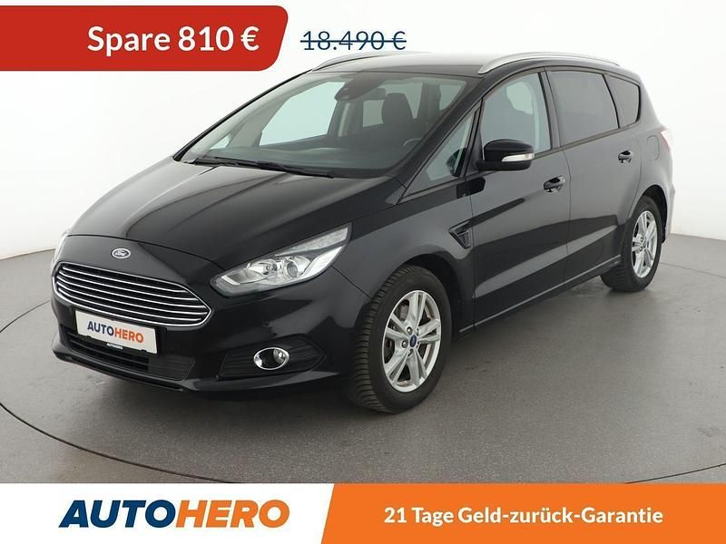 Schwarz Gebraucht 2019 Ford S-MAX Business Edition Van / Kleinbus | 17.680 € (Fairer Preis) - Bild 1/3