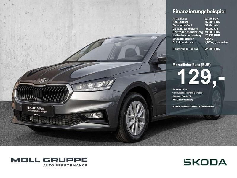 Graphitegrau metallic Neu 2025 Skoda Fabia Selection Kleinwagen | 22.980 € (Fairer Preis) - Bild 1/4