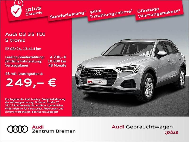 Florettsilber metallic Gebraucht 2024 Audi Q3 Basis SUV | 34.490 € (Superpreis) - Bild 1/4
