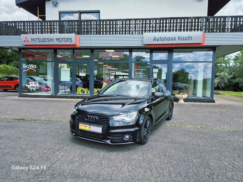Schwarz Gebraucht 2014 Audi A1 Sportback S-Line Kleinwagen | 14.390 € (Fairer Preis) - Bild 1/4