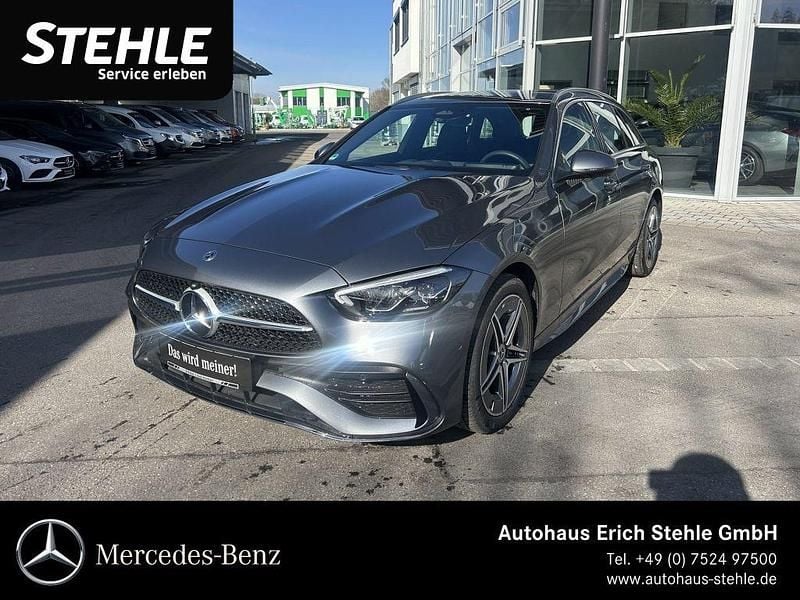 Grau Gebraucht 2023 Mercedes C300e AMG Limousine | 41.490 € (Superpreis) - Bild 1/4