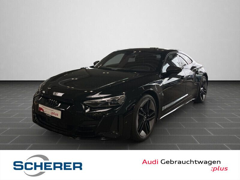 Mythosschwarz metallic (metallic) Gebraucht 2021 Audi RS e-tron GT Ambiente Limousine | 61.900 € (Fairer Preis) - Bild 1/4