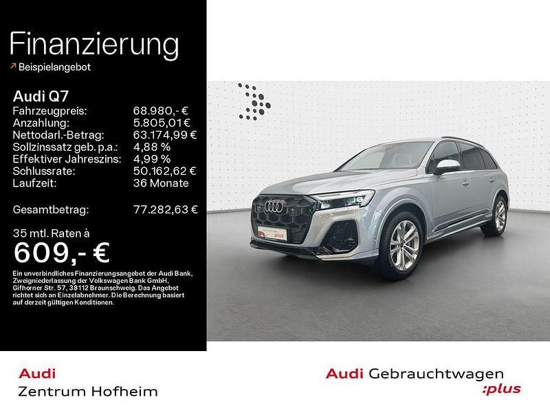 Satellitsilber metallic Gebraucht 2025 Audi Q7 S-Line SUV | 68.980 € (Fairer Preis) - Bild 1/4