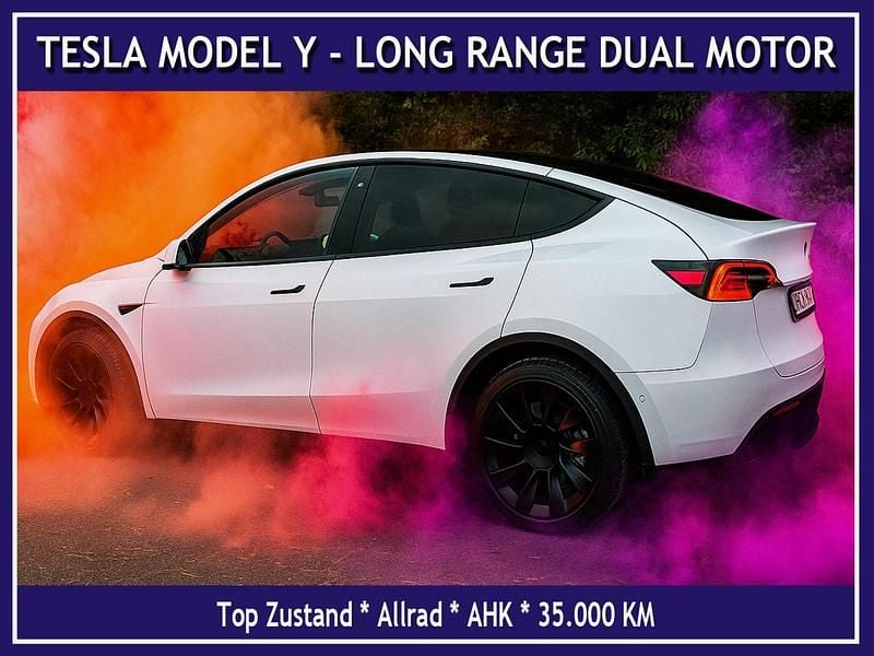 Weiß Gebraucht 2022 Tesla Model Y Long Range AWD SUV | 34.950 € (Guter Preis) - Bild 1/4