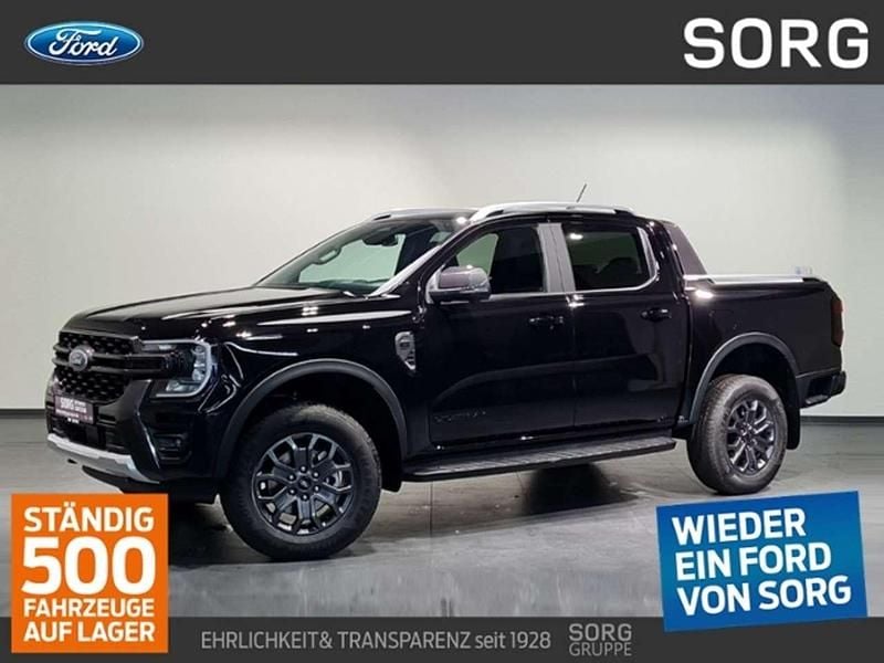 Schwarz, agateblack met. Neu 2025 Ford Ranger Wildtrack Abholung | 51.490 € (Guter Preis) - Bild 1/4