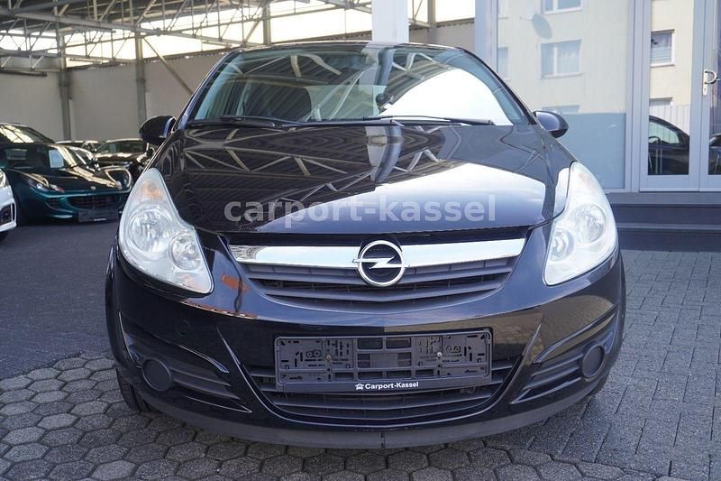 Gebraucht Opel Corsa Edition 80 PS (58 kW) 2008 Schwarz Kleinwagen