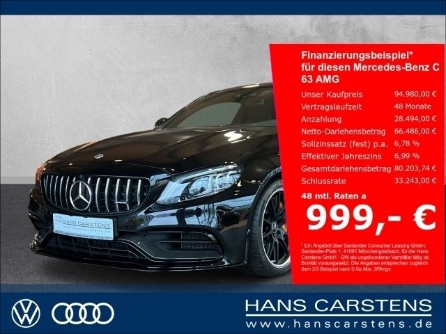 Schwarz) (schwarz Gebraucht 2022 Mercedes C63 AMG AMG Coupé | 112.990 € - Bild 1/4