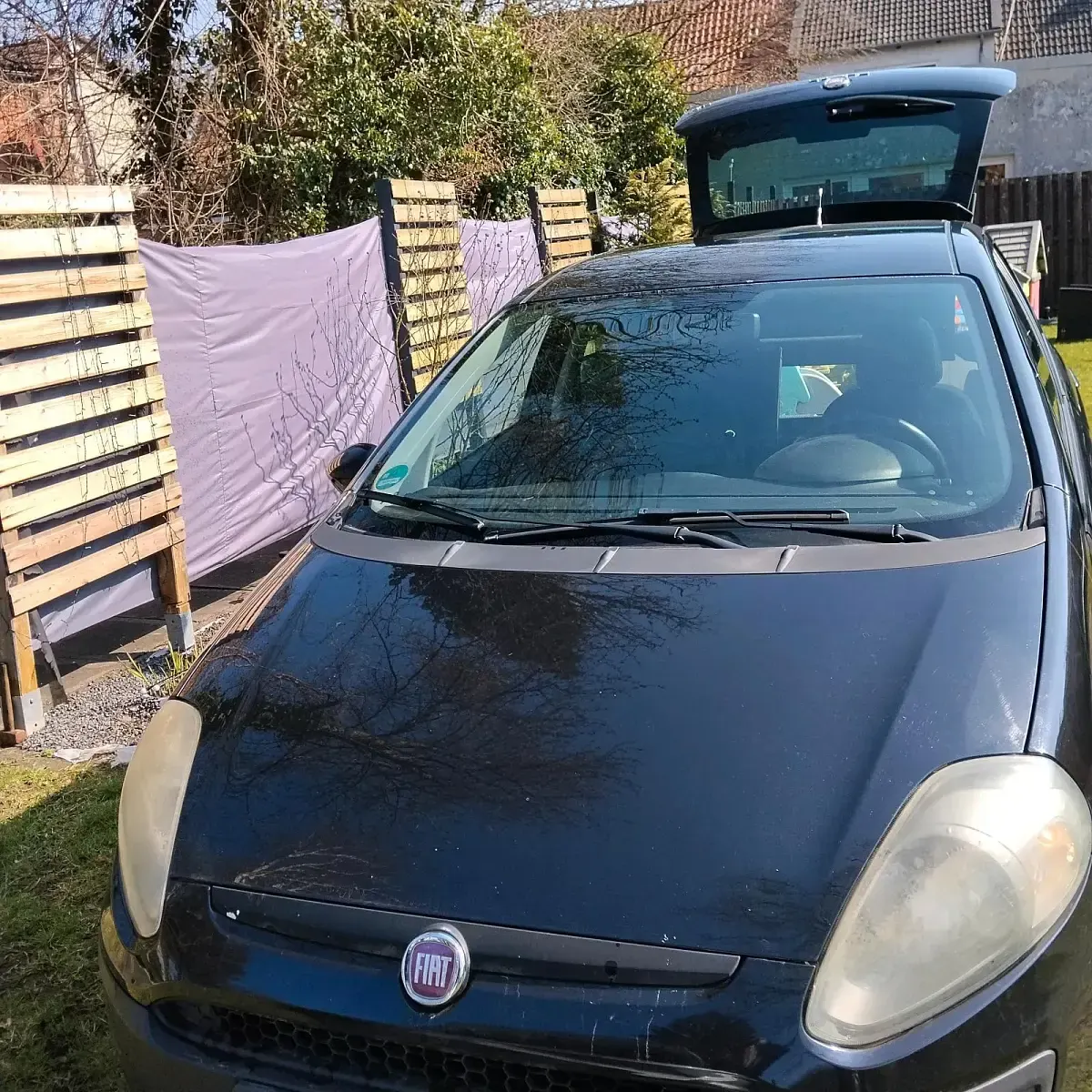 Gebraucht Fiat Punto Evo 95 PS (69 kW) 2009 Schwarz Kleinwagen
