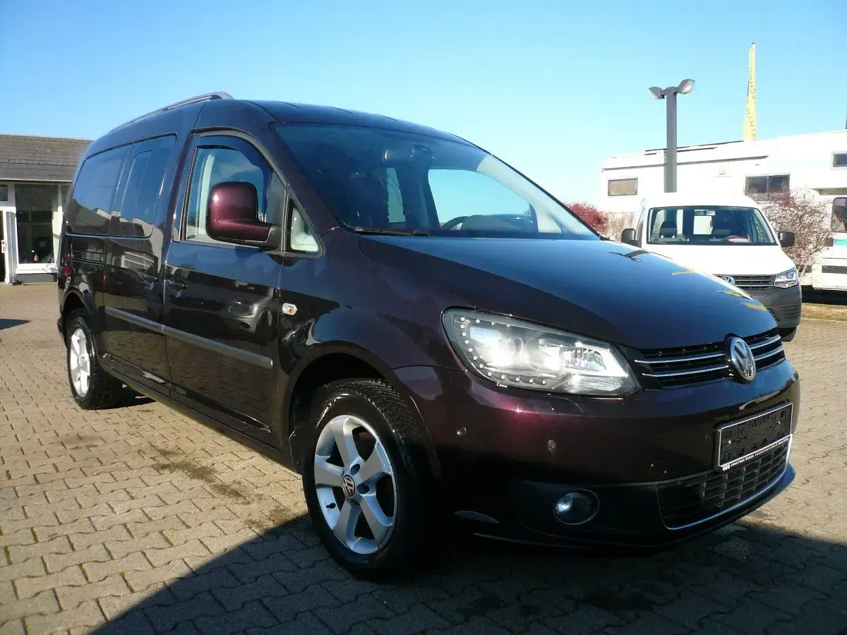 Brugt VW Caddy Maxi Highline 140 HK (102 kW) 2012 Rød MPV