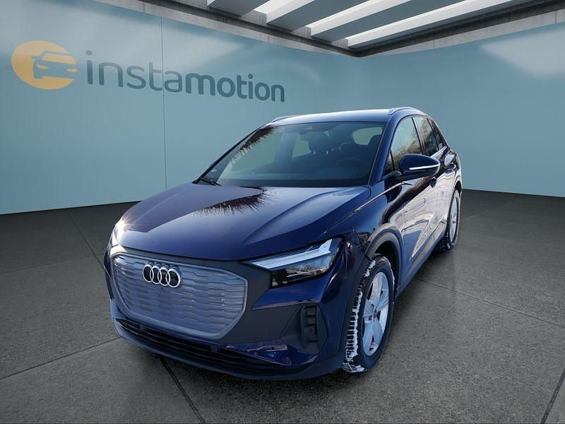 Blau Gebraucht 2023 Audi Q4 e-tron SUV | 29.649 € (Superpreis) - Bild 1/4