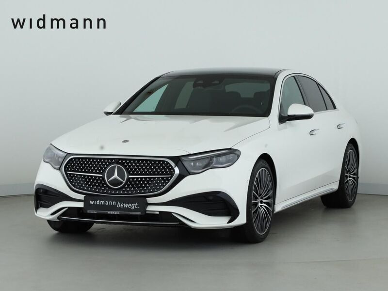 Unilack polarweiß Gebraucht 2024 Mercedes E200 Limousine | 66.900 € - Bild 1/4