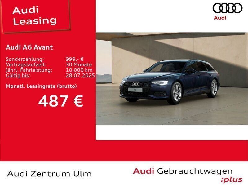 Firmamentblau metallic Gebraucht 2024 Audi A6 Advanced Plus Kombi | 51.890 € - Bild 1/2