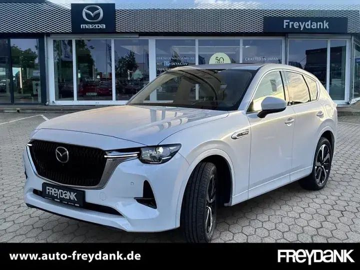 Rhodium white Gebraucht 2024 Mazda CX-60 Comfort SUV | 51.490 € (Fairer Preis) - Bild 1/4