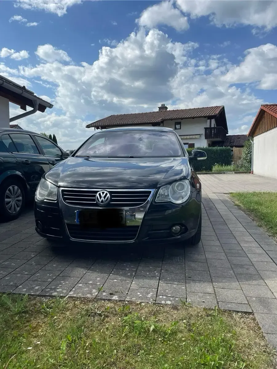 Gebraucht VW Eos 140 PS (102 kW) 2008 Schwarz Cabrio